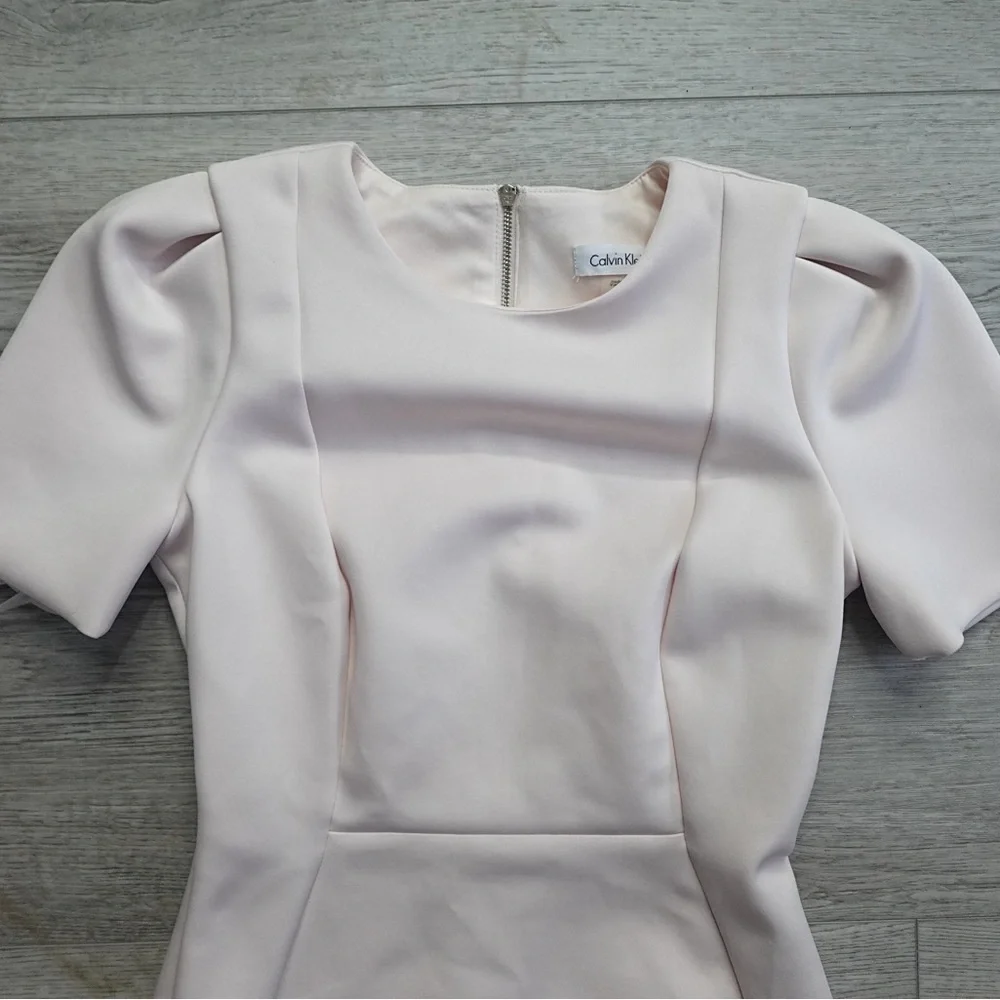 Calvin Klein Soft Pink Midi Dress - Picture 5 of 5